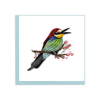 Quilling Card Bee-eater