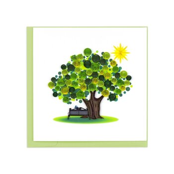 Quilling Card Summer Tree
