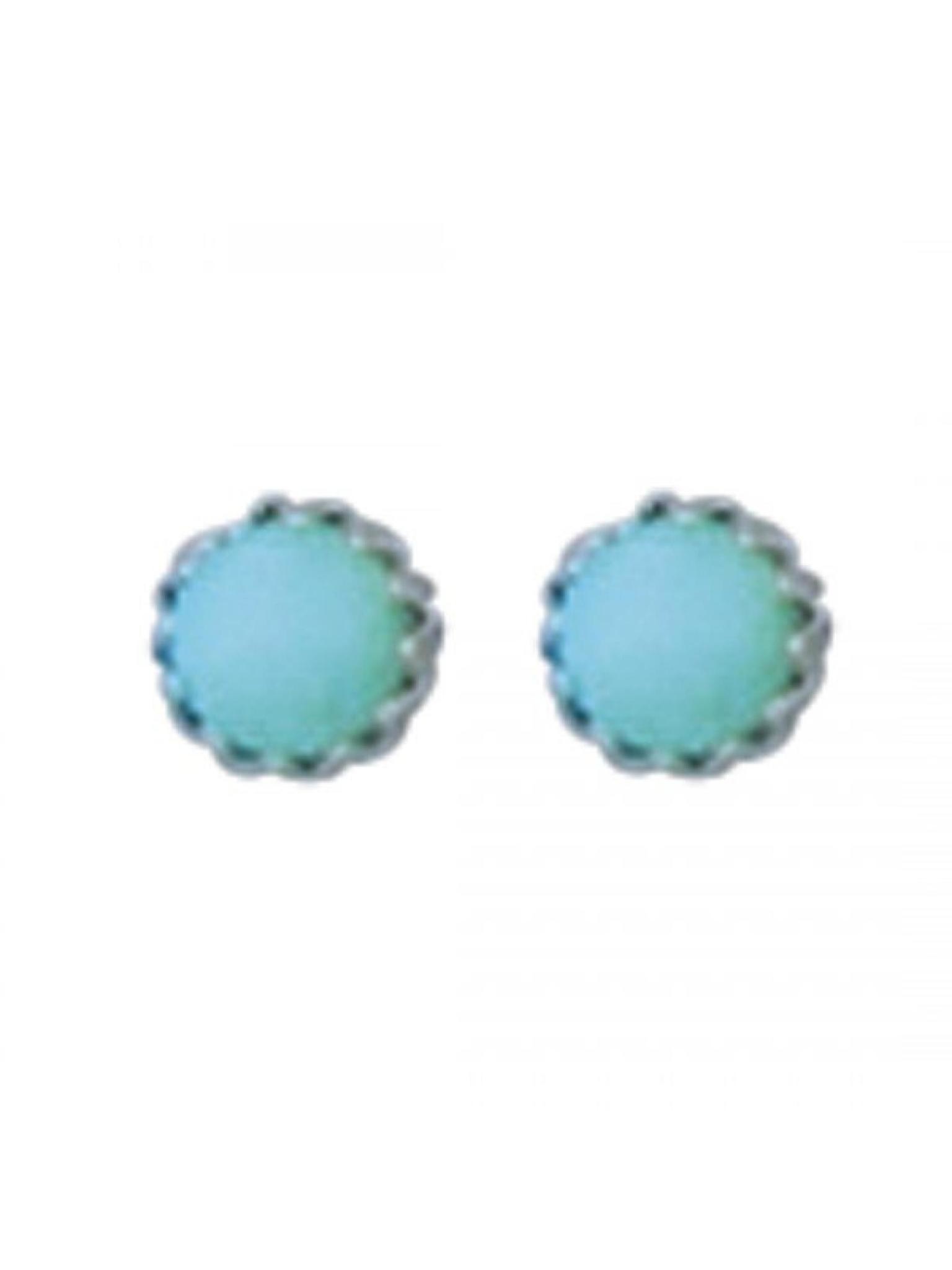 Acomo Jewelry Genuine Turquoise Stud Earring