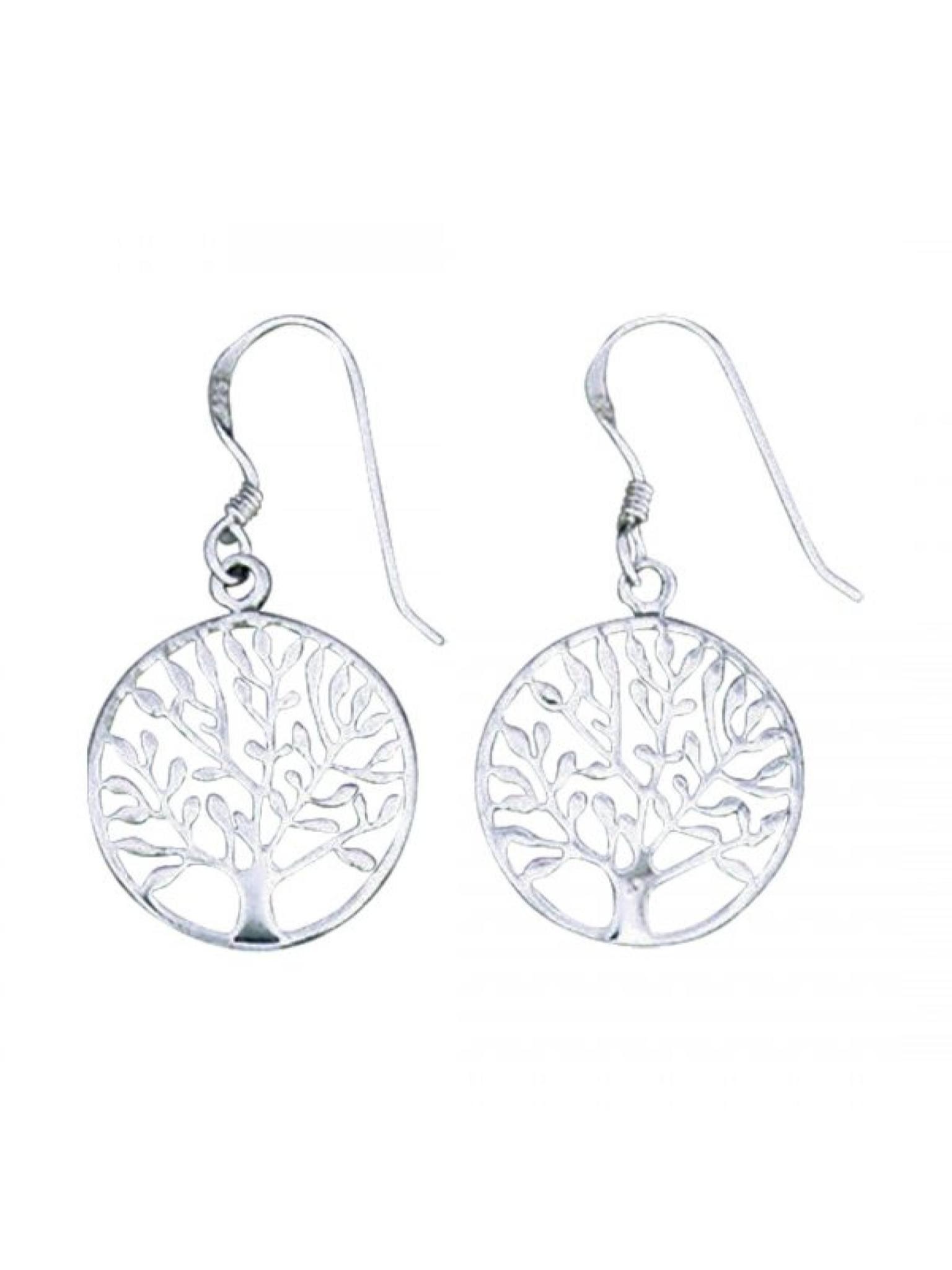 Acomo Jewelry Tree Of Life Medallion Earring