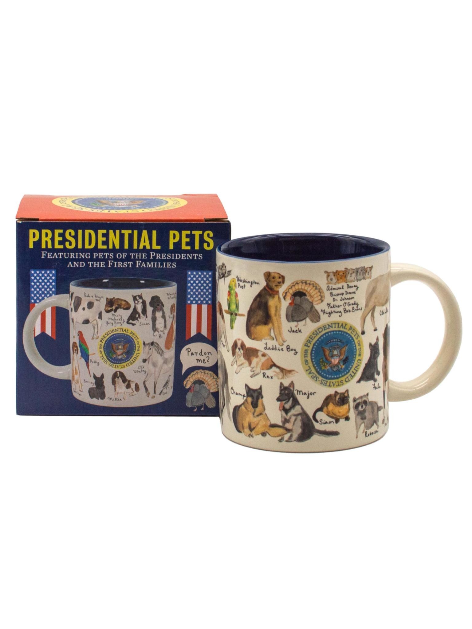 The Unemployed Philosophers Guild Presidential Pets Mug