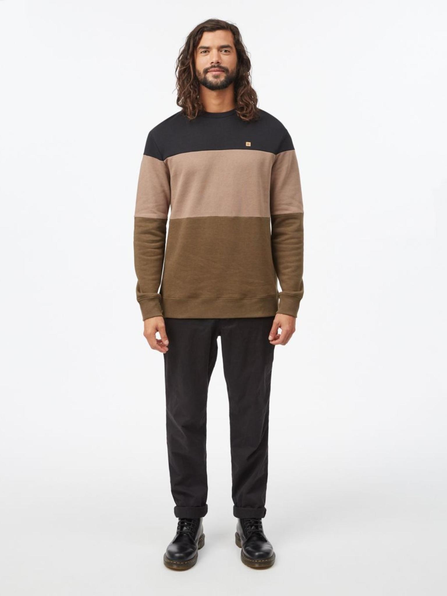 Tentree Men's TreeFleece Blocked Classic Crew