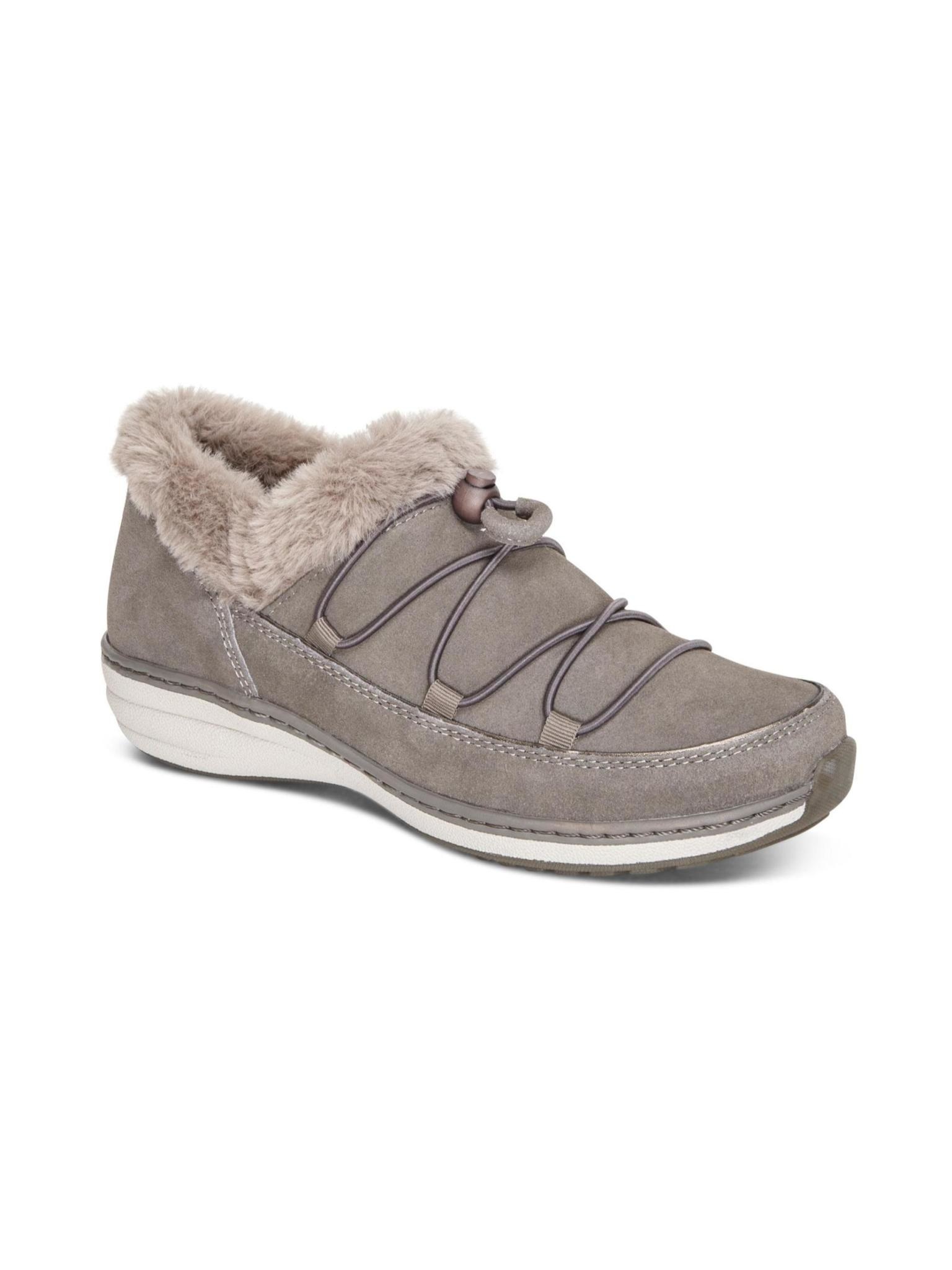 Aetrex Women's Chrissy Furry Slip On
