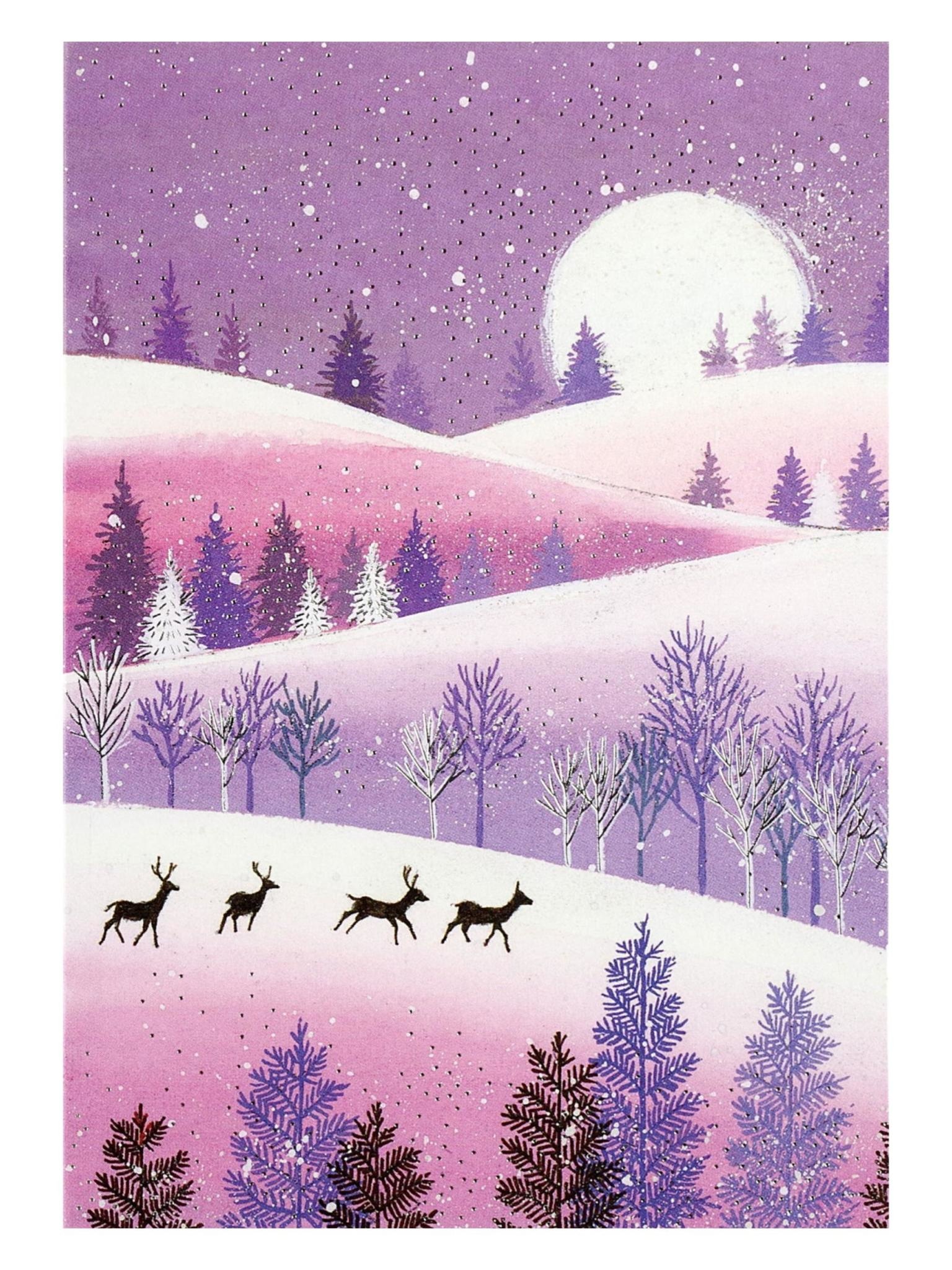 Peter Pauper Silent Snowfall Small Boxed Holiday Cards