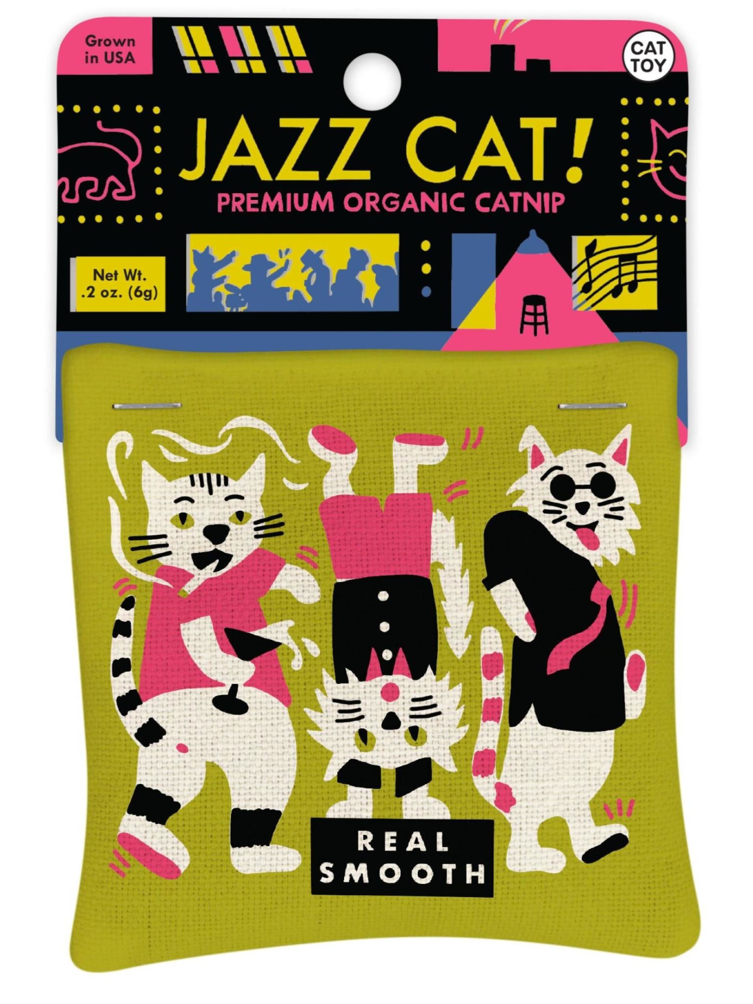 Blue Q Jazz Cat Catnip Toy