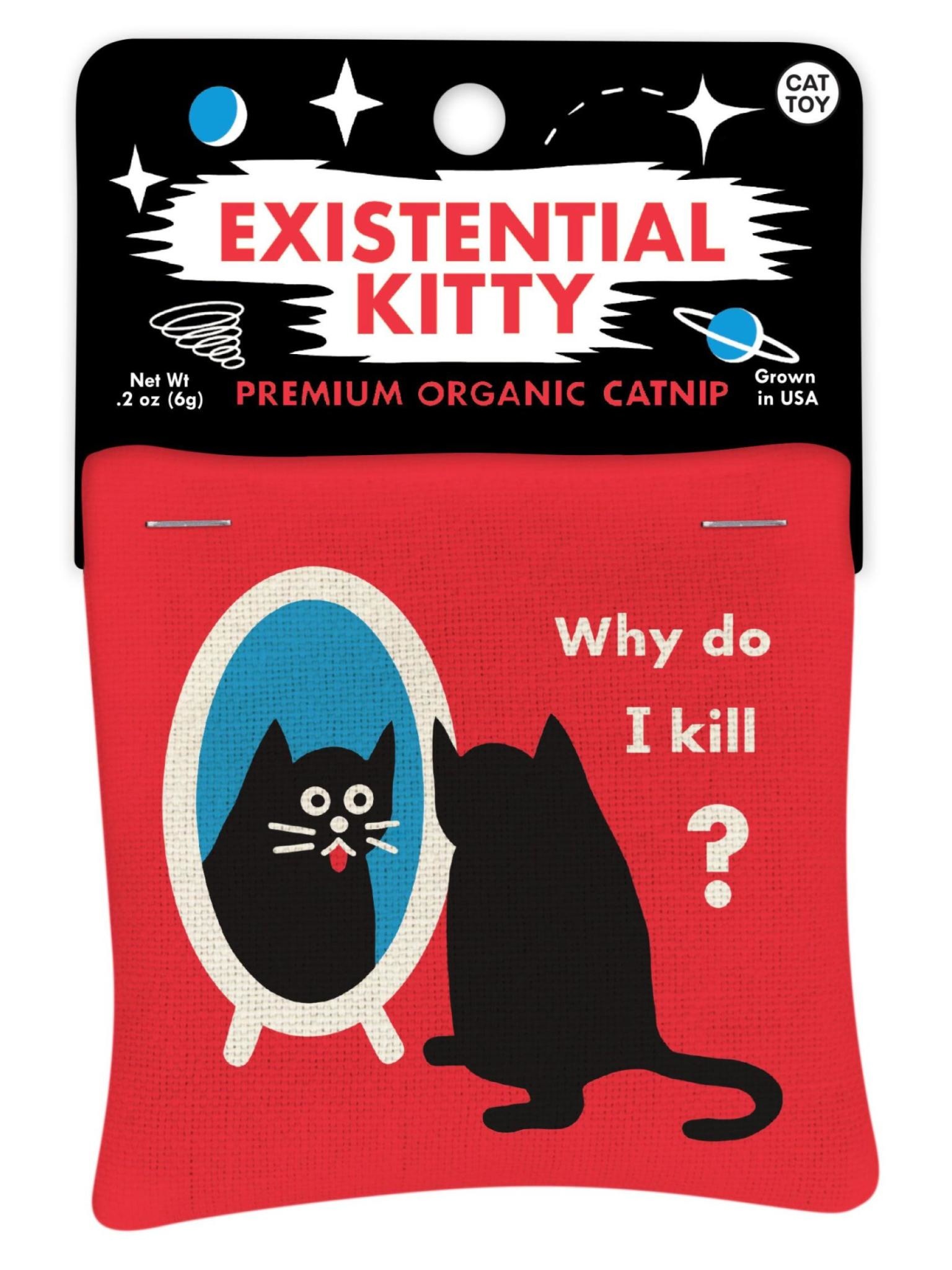 Blue Q Existential Kitty Catnip Toy