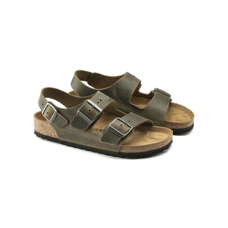 Birkenstock Men's Milano Oiled Leather Sandal