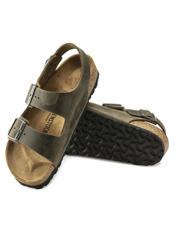 Birkenstock Men's Milano Oiled Leather Sandal