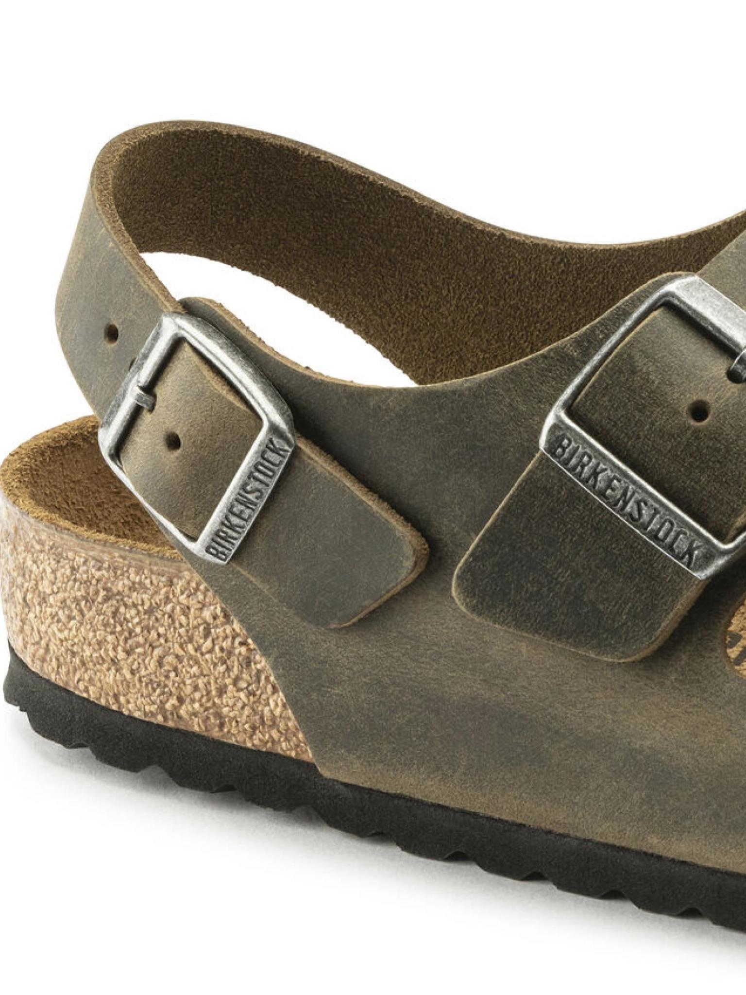 Birkenstock Men's Milano Oiled Leather Sandal