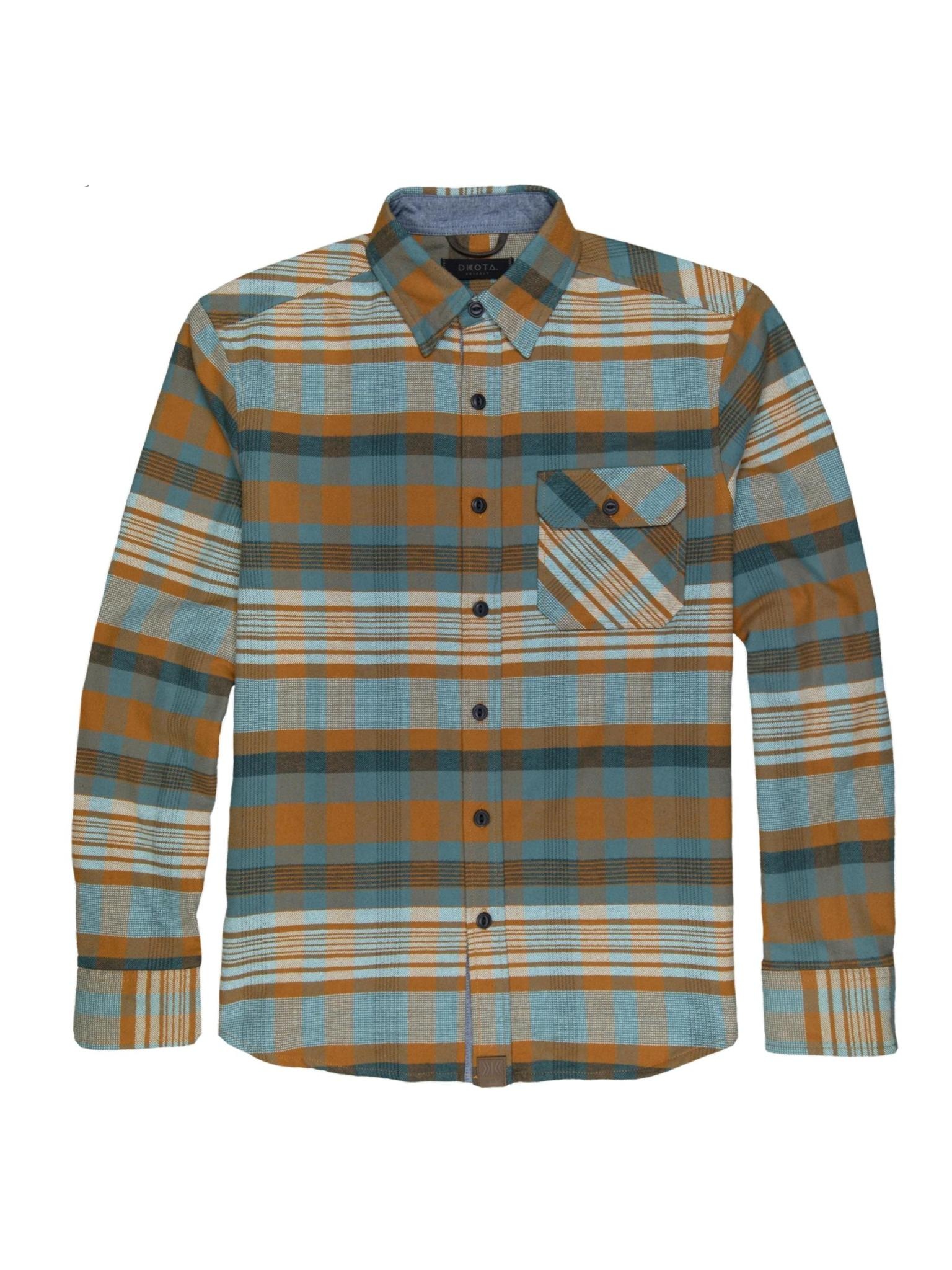 Dakota Grizzly Men's Brock Exploded Plaid Flannel