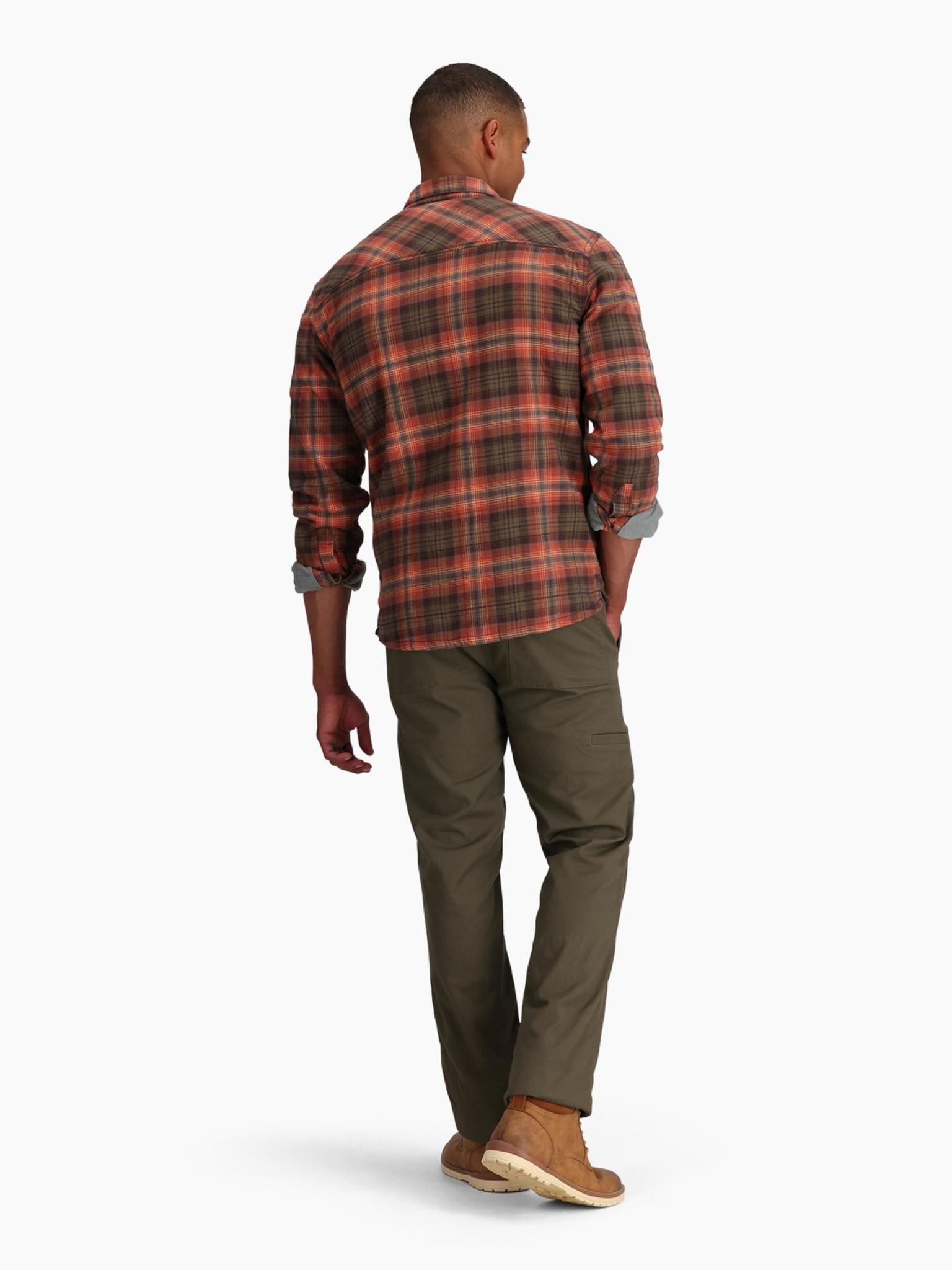 Royal Robbins Men's Snowcap Lined Flannel Long Sleeve