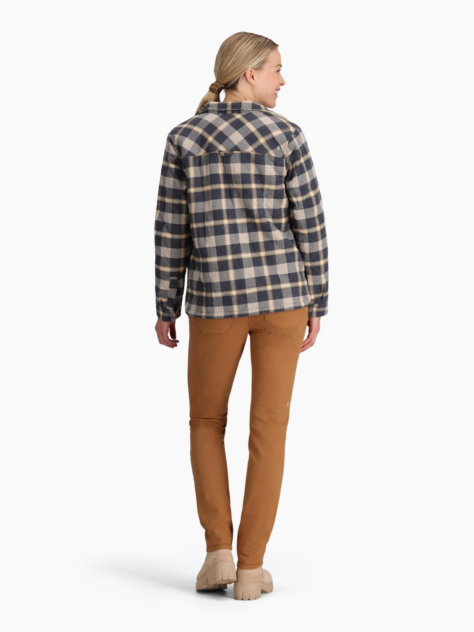 Royal Robbins Women's Snowcap Lined Flannel Long Sleeve