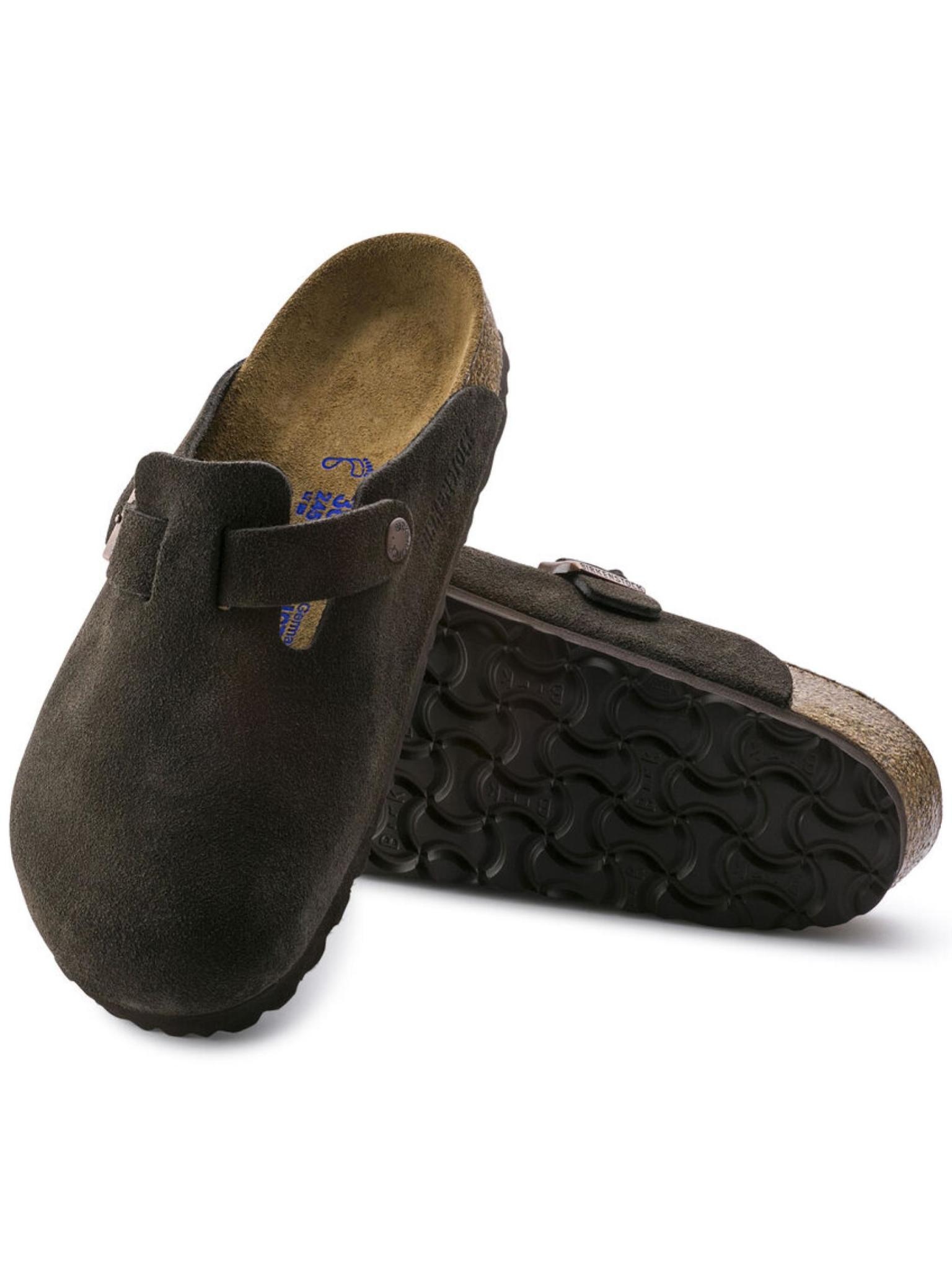 Birkenstock Men's Boston Soft Footbed Suede Clog