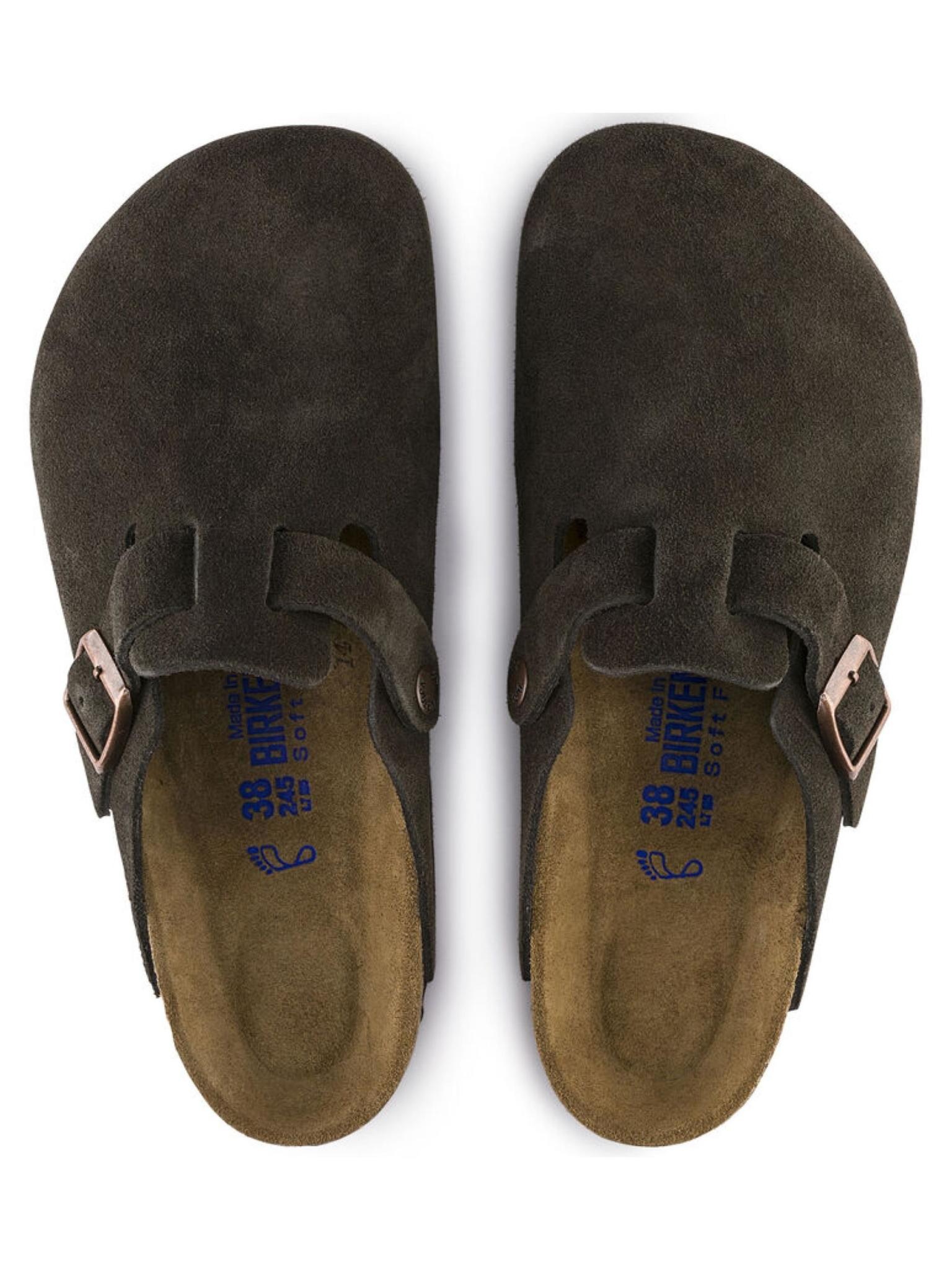 Birkenstock Men's Boston Soft Footbed Suede Clog