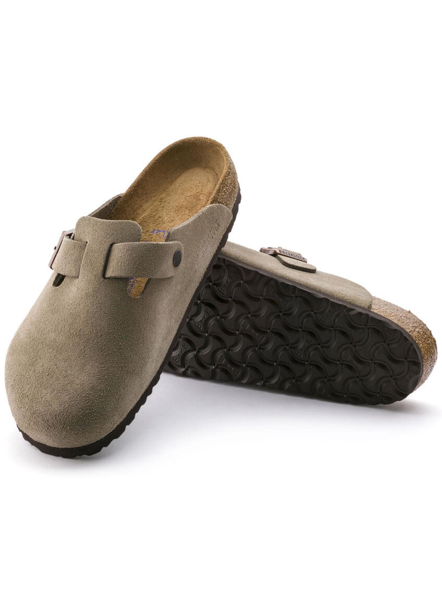 Birkenstock Men's Boston Soft Footbed Suede Clog