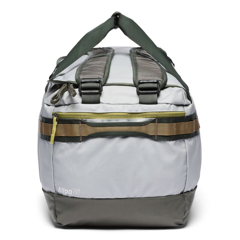 cotopaxi backpack duffel Allpa Getaway 55L Smoke/Cinder the main compartment swallows a few changes of clothing Allpa Getaway 55L Duffel 