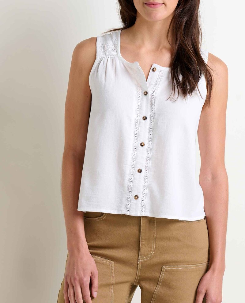 Toad & Co Women's Manzana Button Front Tank
