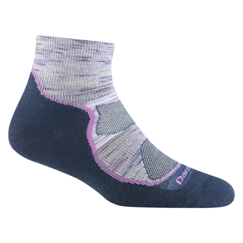 Darn Tough Women's Light Hiker 1/4 Lightweight Cushion Hiking Sock