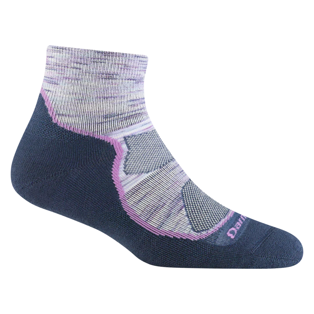 Darn Tough Women's Light Hiker 1/4 Lightweight Cushion Hiking Sock