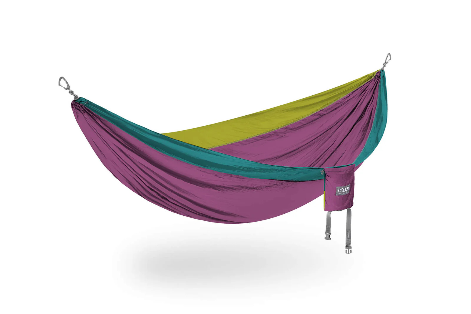 ENO DoubleNest Hammock Seafoam/Berry/Melon
