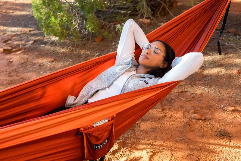 DoubleNest Hammock Canyon/Coral - Chatham Outfitters