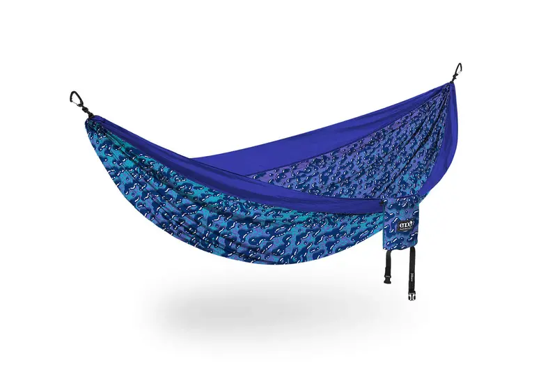 ENO DoubleNest Print Hammock Splash/Sapphire