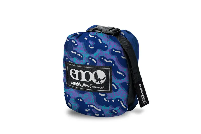 ENO DoubleNest Print Hammock Splash/Sapphire