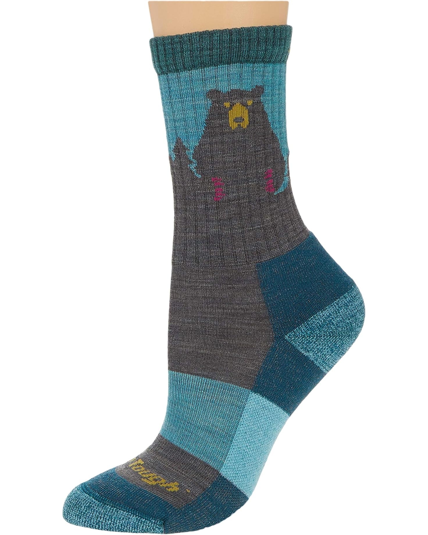 Darn Tough Women's Bear Town Micro Crew Lightweight Cushion Sock