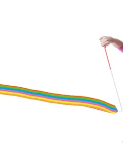 Rainbow Ribbon Wand