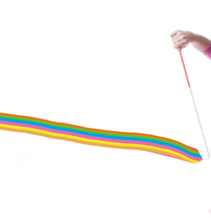 Rainbow Ribbon Wand