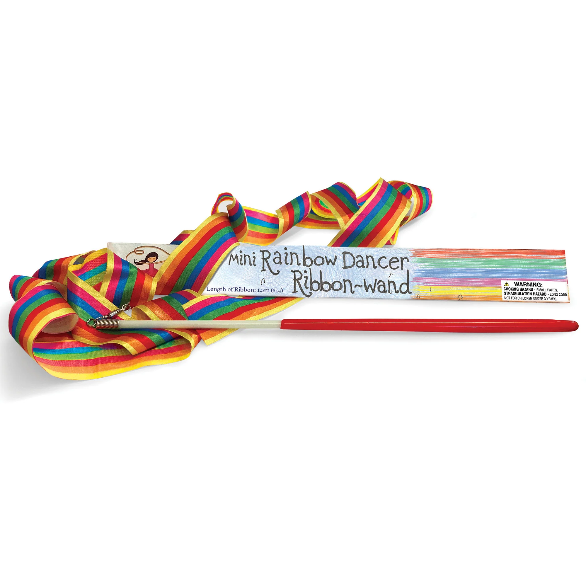Rainbow Ribbon Wand