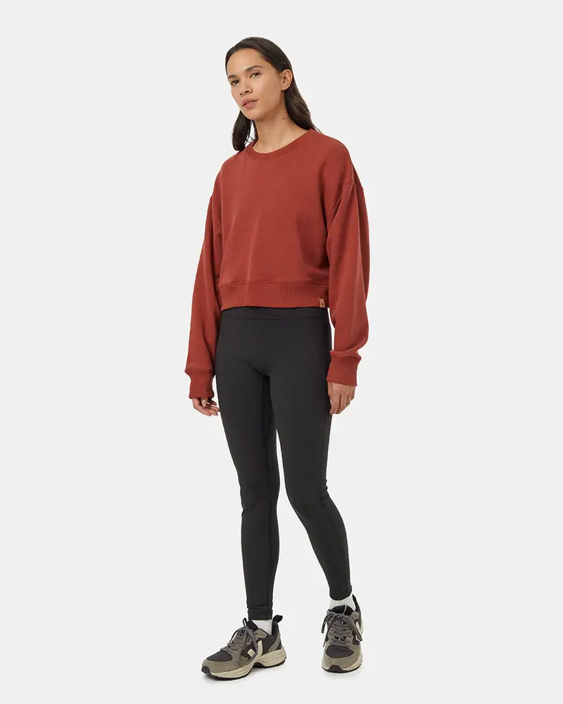 Tentree Women's TreeFleece Oversized Cropped Crew