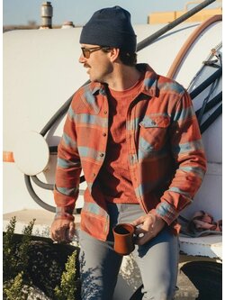 Howler Brothers Men's Harker's Flannel Backdrop Plaid