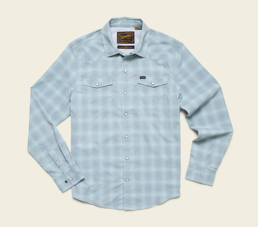 Howler Brothers Men's H Bar B Tech Longsleeve Kent Plaid
