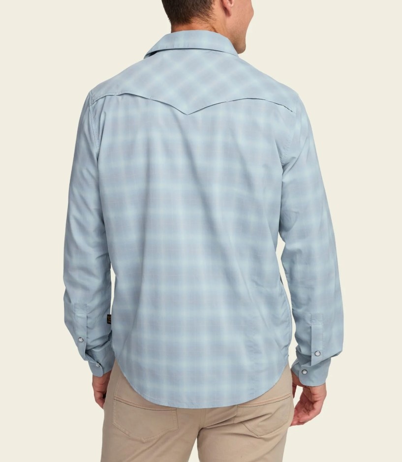 Howler Brothers Men's H Bar B Tech Longsleeve Kent Plaid