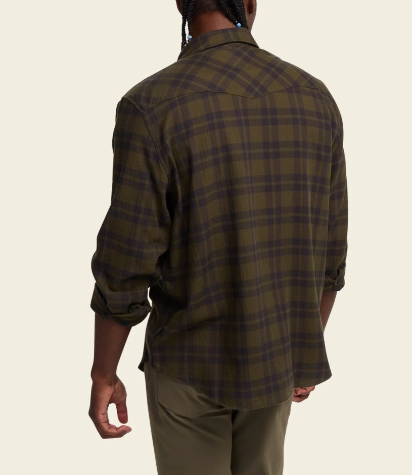 Howler Brothers Men's La Grange Lightweight Flannel Cohen Plaid
