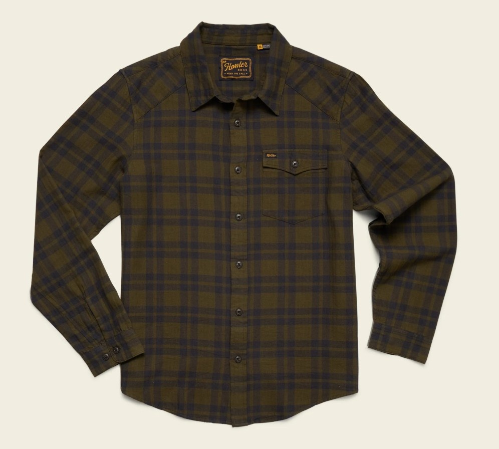 Howler Brothers Men's La Grange Lightweight Flannel Cohen Plaid