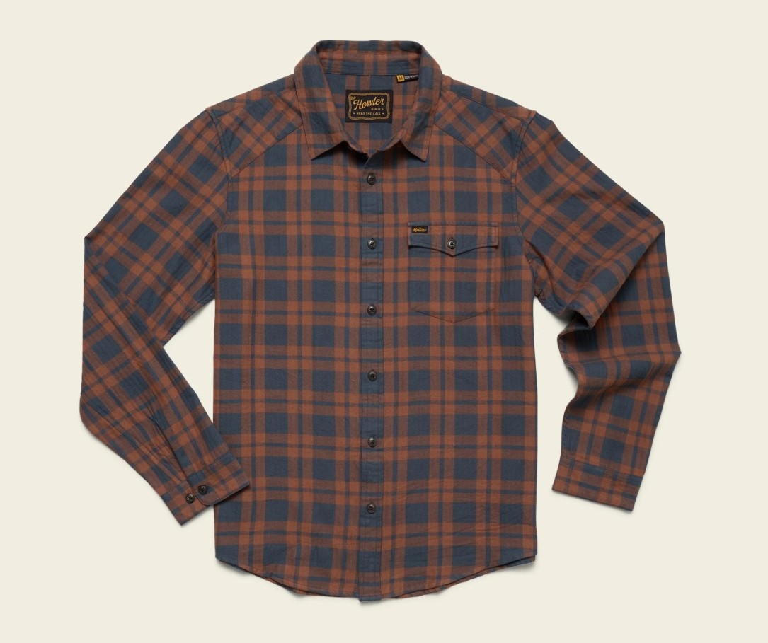 Howler Brothers Men's La Grange Lightweight Flannel Cohen Plaid