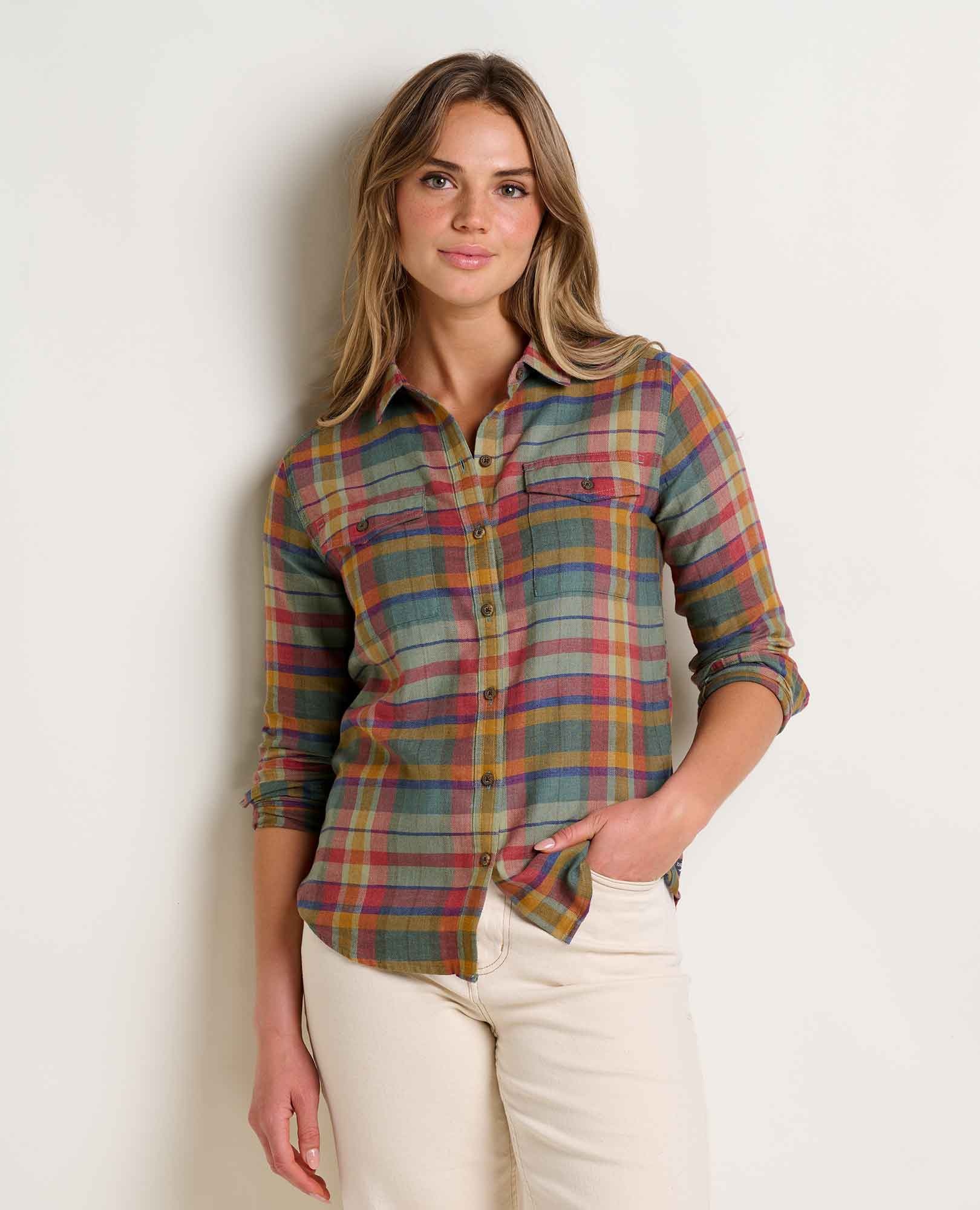Toad & Co Women's Re-Form Flannel Long Sleeve Shirt