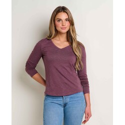 Toad & Co Women's Marley Long-Sleeve V-Neck Tee