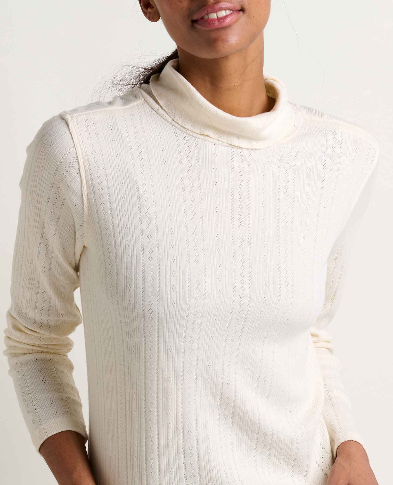 Toad & Co Women's Foothill Pointelle Turtleneck