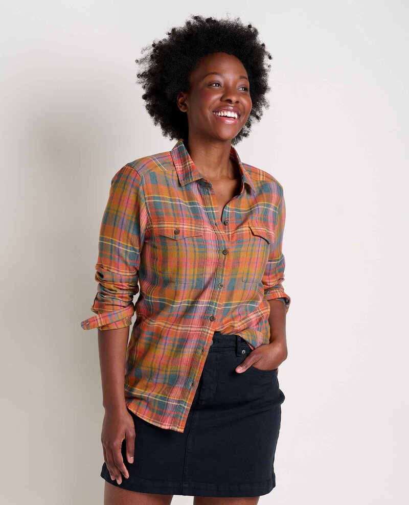 Toad & Co Women's Re-Form Flannel Long Sleeve Shirt