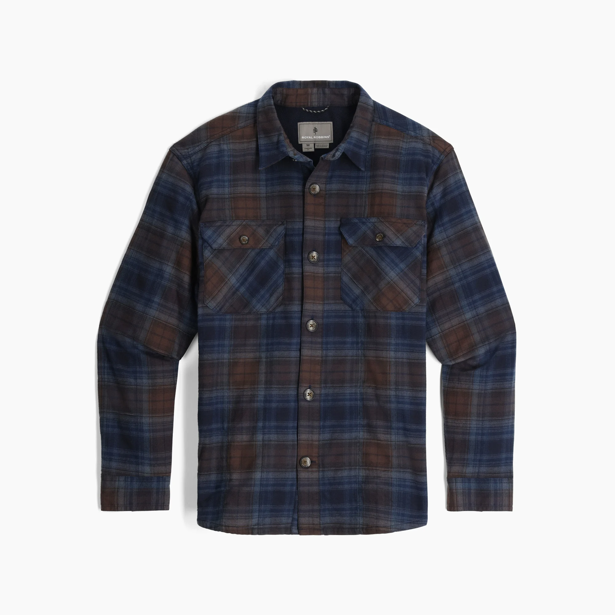 Royal Robbins Men's Snowcap Lined Flannel Long Sleeve
