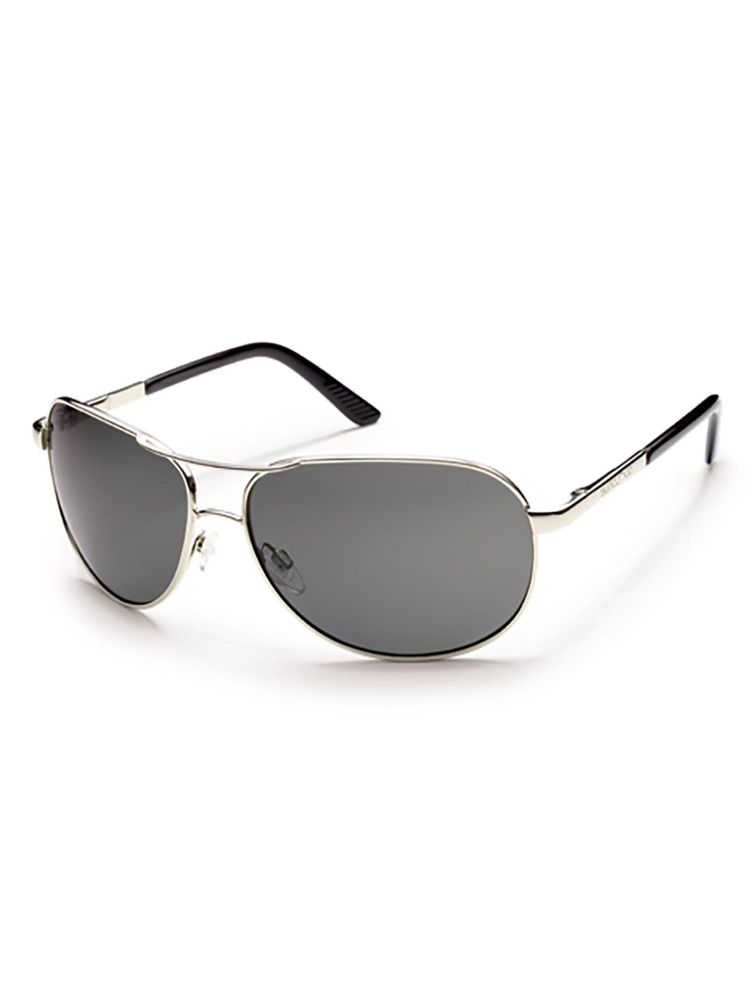 Aviator Silver Polarized Gray