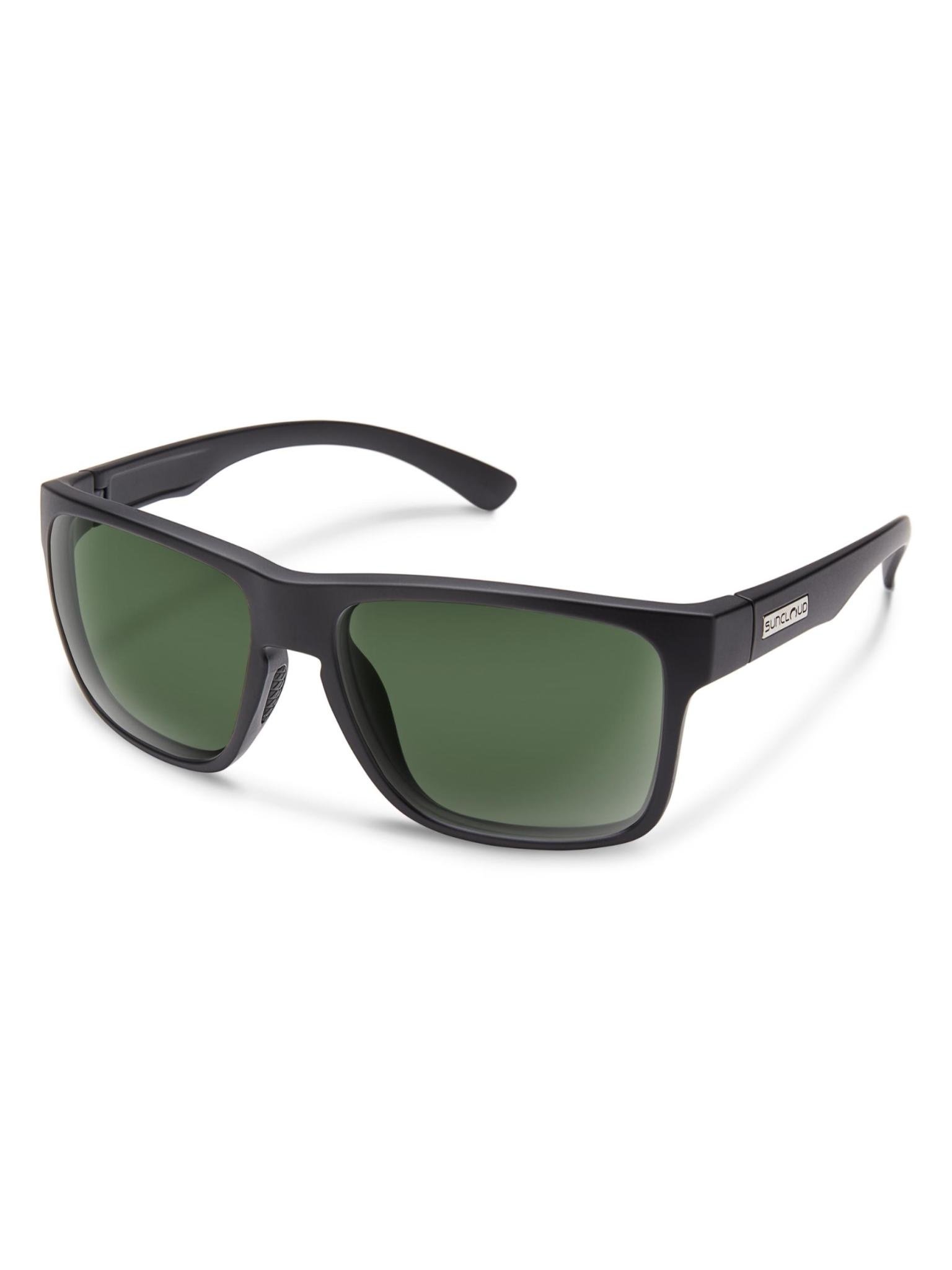 Rambler Matte Black Polarized Gray Green