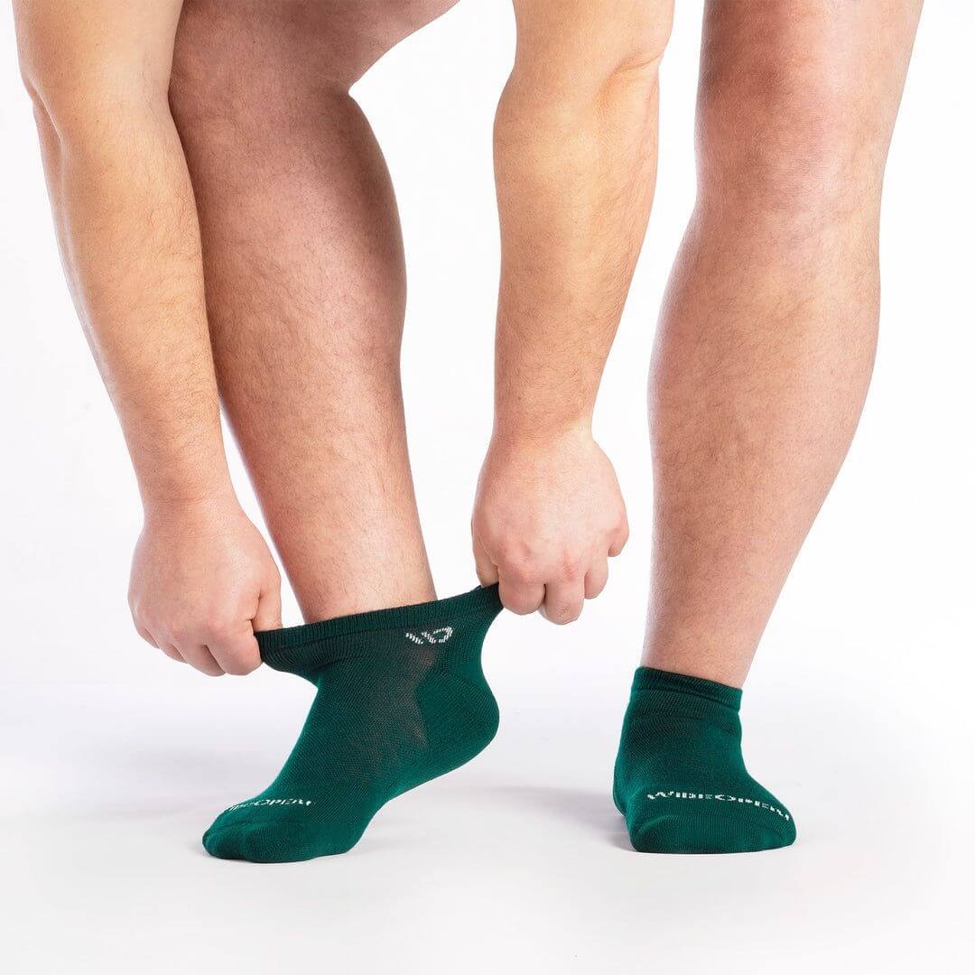 Men's Solid Midweight No Show Sock