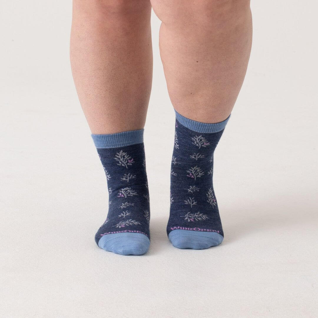 Women's Foliage Lightweight Micro Crew Sock