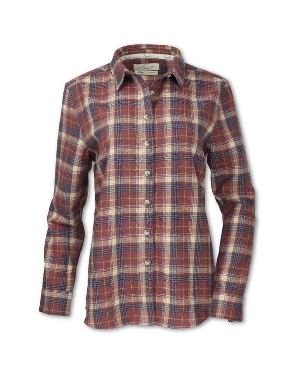 Women's Wool Blend Plaid Flannel