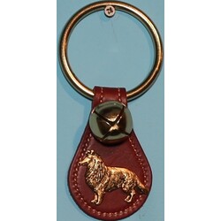 Collie Charm Teardrop Large Ring