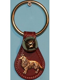 Collie Charm Teardrop Large Ring